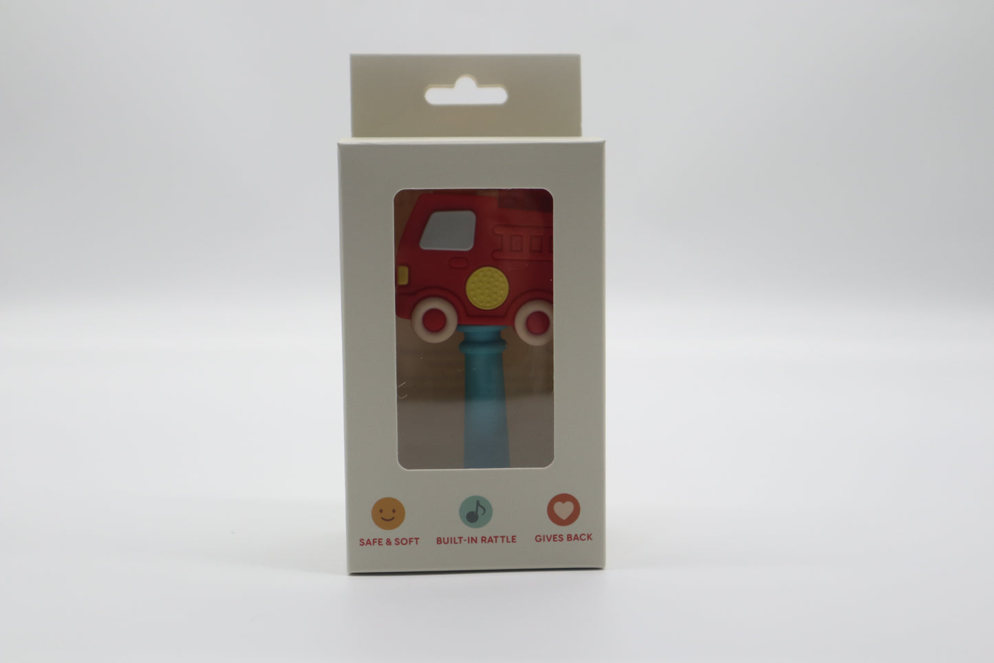 Chewbee’s Fire Engine Silicone Teether Rattle
