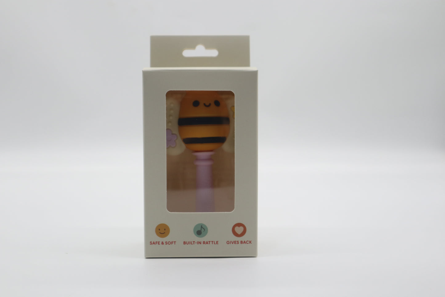 Chewbee's Bee Silicone Teether Rattle